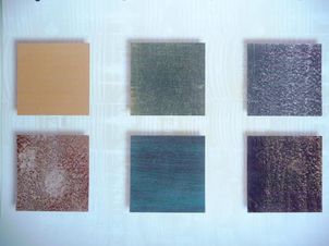 Químicas Láser, S.L. trozos de madera con barniz